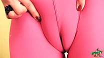 Perfect Cameltoe Pussy! In Tight Spandex! Working Out! Ass!!