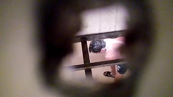 spying on my neighbor in the bathroom