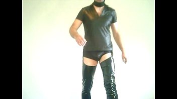 Erik in chaps and hot pants