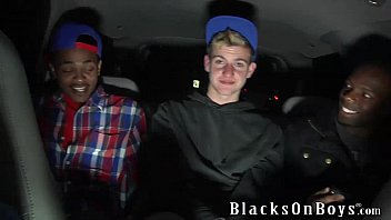 Sam Tyson Handles Two Black Cocks