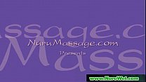 Blonde Babe gives Nuru Massage 01