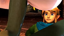Prinzessin Zelda wird von Ganondorf 3D gefickt