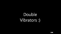 Bb double vibrators girl from combocams.com