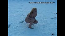 Lindsay dans la neige