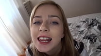 Abigaile Johnson swallow cum