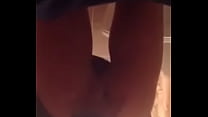 Teen slut fingers her ass