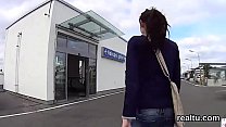 Flawless czech girl was seduced in the shopping centre and banged in pov