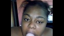 Ebony thot wanted to suck dick