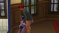 The Sims 4 sexo oral e comendo uma fantasma