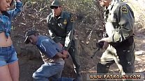 Police woman hd Mexican border patrol agent has his own ways to fend