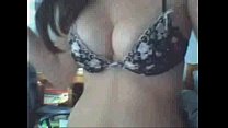 Hot amateur Latina Strip on webcam