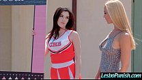 (Sandy Fantasy & Jenna Reid) Lez Girls In hard punish Sex Tape con Sex Toys clip-27