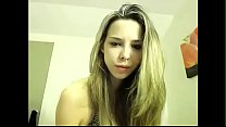 Blonde girl wanting a lot of sex on cam - pornogozo.com