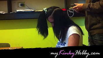 myKinkyHobby.comビデオ：私はこの女を半分剃って、彼女にザーメンを与えます