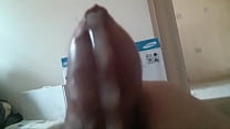 Jerking my tight foreskin fimose ( phimosis ) cock and cumming 2