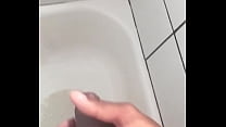 Squirting Cum in the Shower
