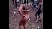 アフリカの雌犬のダンス