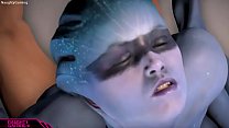 Scena di massa di Andromeda Peebee di Mass Effect