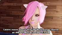Blue Submissive Girl Pounded In 3D Adult Dating World!