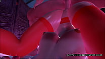 Sexy 3D Girl With Big Ass In Stockings Fucked Anal!