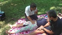 Massaggio cinese nel parco