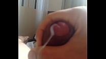 Jacking off and cumming in bed alone!!!