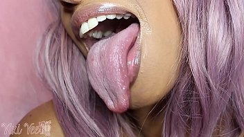 Longue Long Tongue Lips Bocca Fetish Lollipop Succhiare