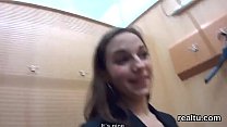 Fantastic czech girl is teased in the hypermarket and screwed in pov
