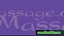 Hot masseuse gives orgasm in nuru massage - AaronWilcoxxx & TiaCyrus
