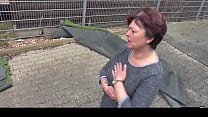 HAUSFRAU FICKEN - German Housewife gets full load on jiggly melons