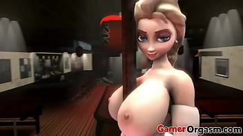 GamerOrgasm.com | Frozen Real Sex 3D Enfoncer dur