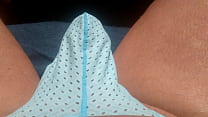 Blue bulge thong part 1