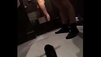 Straight from the huge dick peeked in the dressing room
