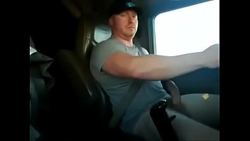 Horny gifted truck driver