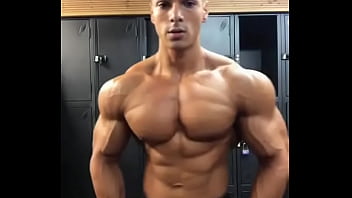 Hot Fitness Model showing his beautiful muscles