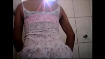 Cdzinha LimaSp-Punhetando de dress bc panties gray thong and bra Salmao May 2018