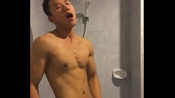 Hot Guys Thai Show in Bathroom