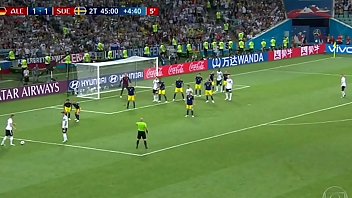 gol di kroos contro la Svezia 44 'nel secondo tempo