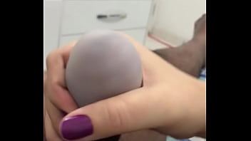 wife jacking me off with egg