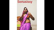 Hot sissy boy in saree