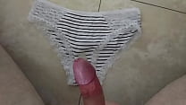 cum on my neighbor's panties 5 (good cumshot)