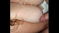 Sperma di mio marito sulle mie tette - Mandukas