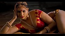 Danse nue exotique indienne