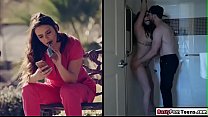 Bigtit nurse pounded hard in the shower