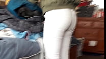 white jeans buttocks