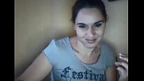 Esposa Cuck na tela da webcam