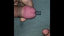 solobdsmman 60 - insertion of a big tube and injection of cum inside.