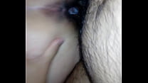 eating wife's pussy