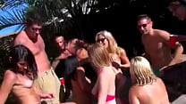 Horny naked sluts suck and banged hard at the pool