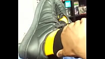 Short Sneaks and Socks Video Yellow Socks